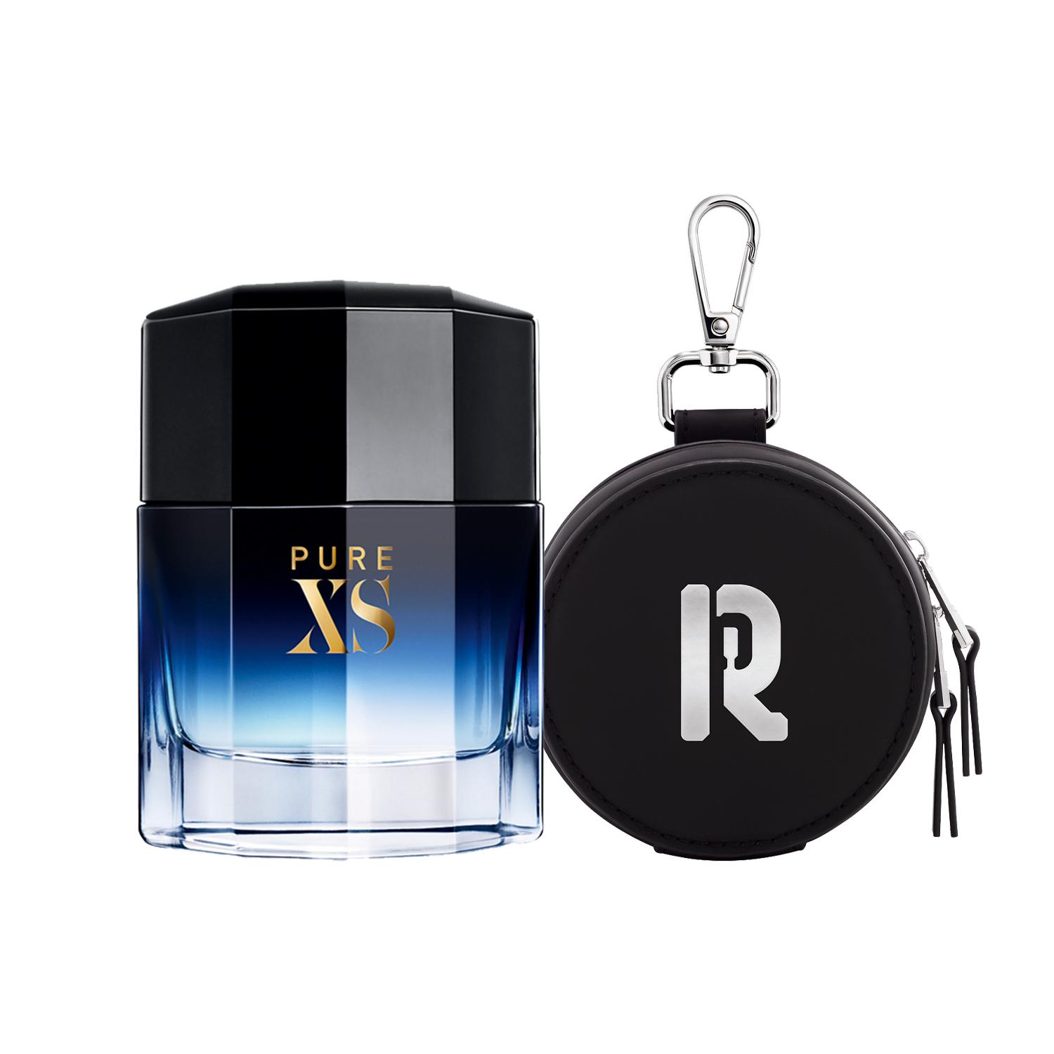 Set De Perfume Pure Xs Para Hombre Edt 100 Ml + Regalo Gwp Phantom Pouch