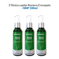 3 Romero Crecepelo Tonico Capilar 100ml - Nevada