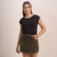 Falda Mujer Amc Acid Wash