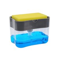 Dispensador de Jabón Liquido Lavavajillas con Esponja