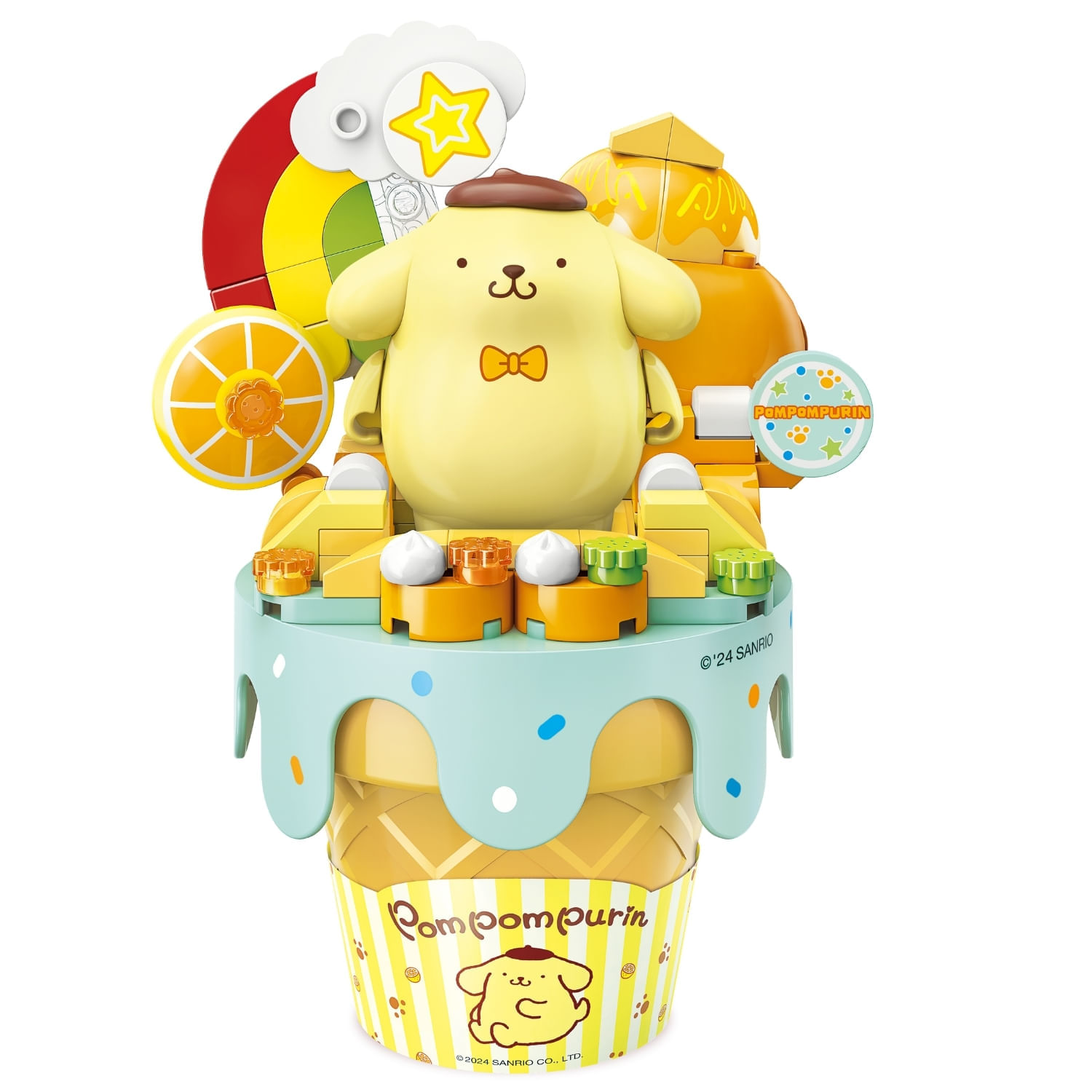 Cono De Helado Armable Hello Kitty & Friends Pompompurin