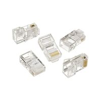 CONECTORES RJ45 PARA CABLE UTP CAT5 BOLSA 100 UNIDADES