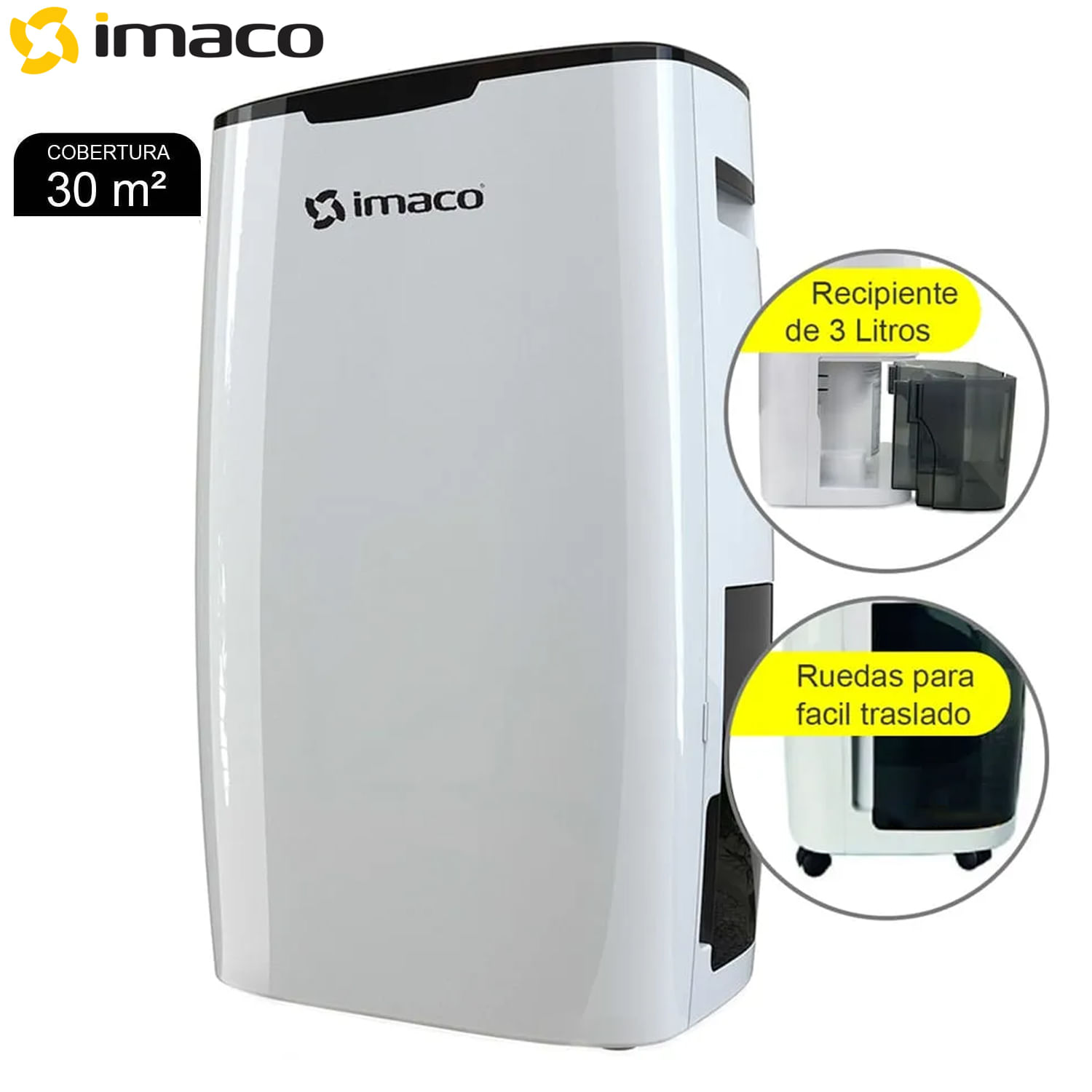 Deshumedecedor Digital Imaco DHE15 3 litros