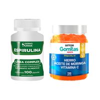 Espirulina Complex 100 Cap - Dermo Sumak|Gomitas con Hierro