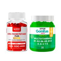 Citrato de Potasio 1000mg -100 Cap - Dermo Sumak |Gomitas Multivitaminas adulto