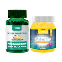 Ashwagandha Plus 300mg - 100 Cap - Dermo Sumak|Gomitas de Valeriana
