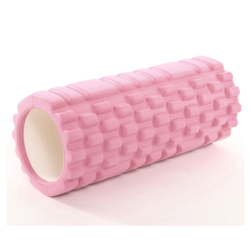 Rodillo de Yoga Foam Roller de Espuma 33 x 14cm Rosa