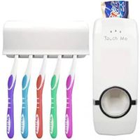 Dispensador automatico de pasta dental porta cepillos