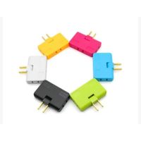 Adaptador Enchufe Triple Giratorio