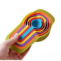 Cucharas Y Tazas Medidoras Plasticas Juego X 6 Repostería