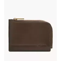 Fossil - Billetera SML1861201 Allen Zip Card Case para Hombre