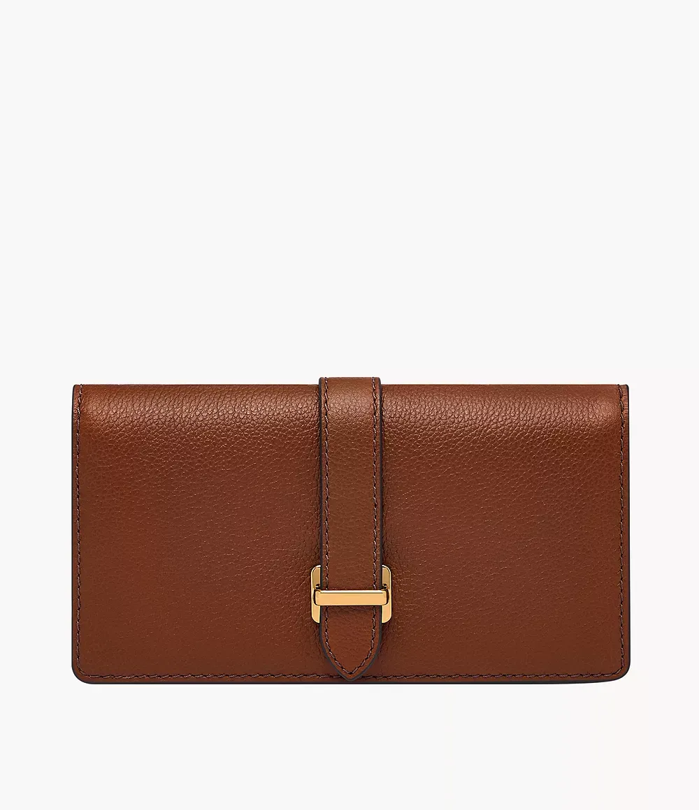 Fossil - Billetera SWL2897210 Emery Large Snap Bifold para Mujer