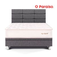Dormitorio Boxet Blocks Roy Elizabeth 1.5 Plazas Gris