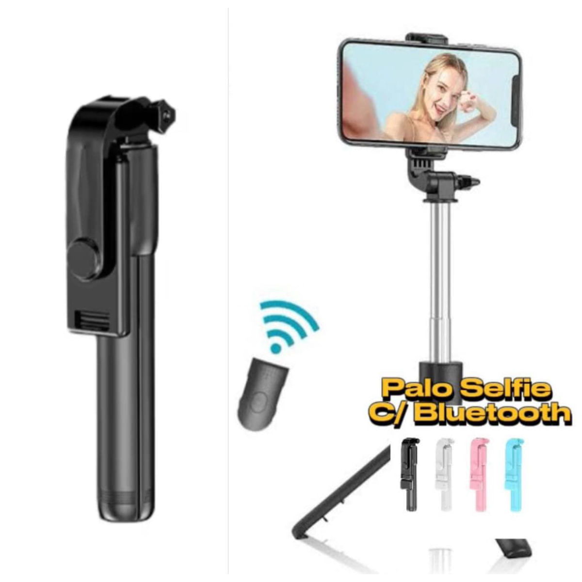 Palo De Selfie Con Trípode Celular Bluetooth