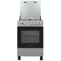 Cocina a Gas BLACKLINE 4 Quemadores 24T4G068B Silver