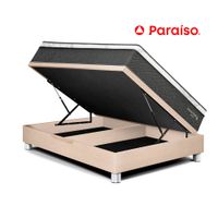 Cama Boxet Paraiso Pocket Star 2 Plazas Champagne