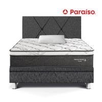 Dormitorio Boxet Paraiso Pocket Star 1.5 Plazas Charcoal