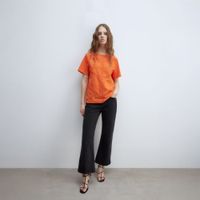 Polo Mujer Sfera Mc Contrastes Mx Naranja