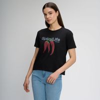 Polo Mujer Hypnotic Bas Crop Print Mes 2