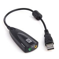 Tarjeta De Sonido Usb 2.0 Steel Sound 7.1 5hv2