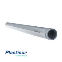 Tubo PVC Plastisur 3/4"" x 5m Agua Fría con Rosca