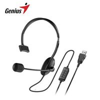 Audifono Con Microfono Genius Hs-100u  Black 31710027400