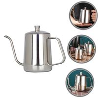 Cafetera de Cuello Cisne, Jarra 600ml Acero Inoxidable