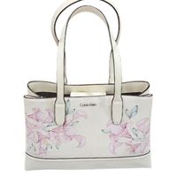 Cartera Tote Calvin Klein H5DAVSE4 Flores - Blanco