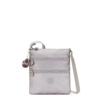 Cartera Crossbody Kipling Keiko - Silver Metallic