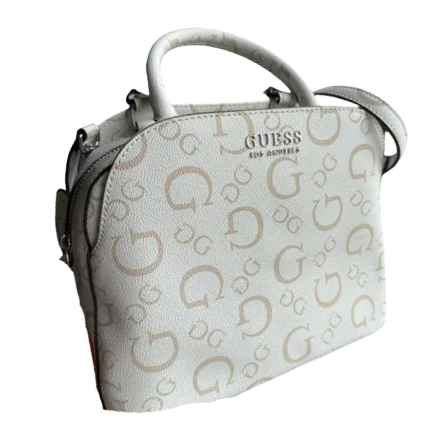 Cartera Crossbody Guess Doble Asa Davian Mini - Beige