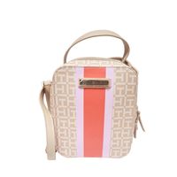 Cartera o Crossbody Tommy Hilfiger Square Box Monogram Beige
