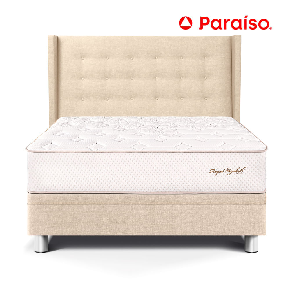 Dormitorio Boxet Gold Roy Elizabeth Queen Champagne