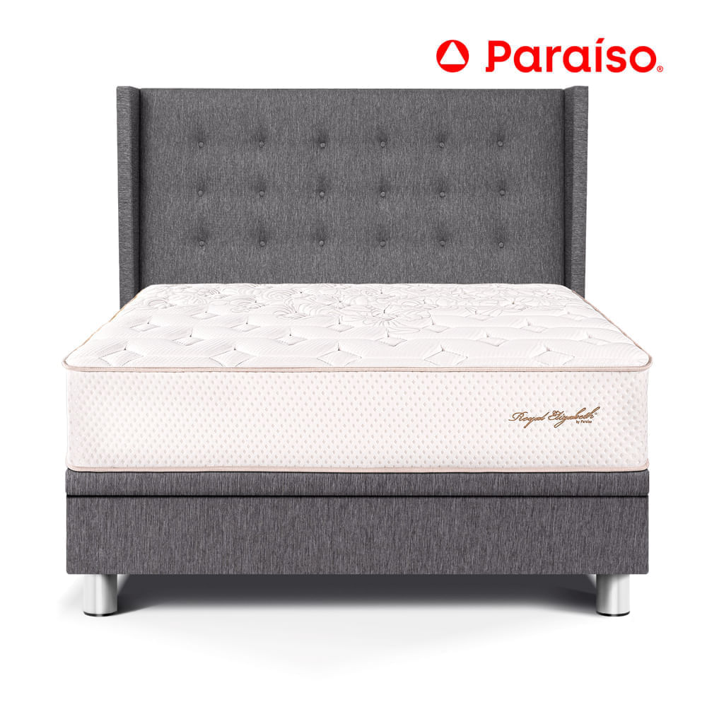 Dormitorio Boxet Gold Roy Elizabeth Queen Gris