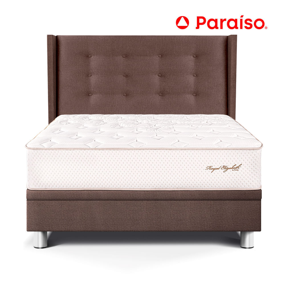 Dormitorio Boxet Gold Roy Elizabeth 1.5 Plazas Chocolate