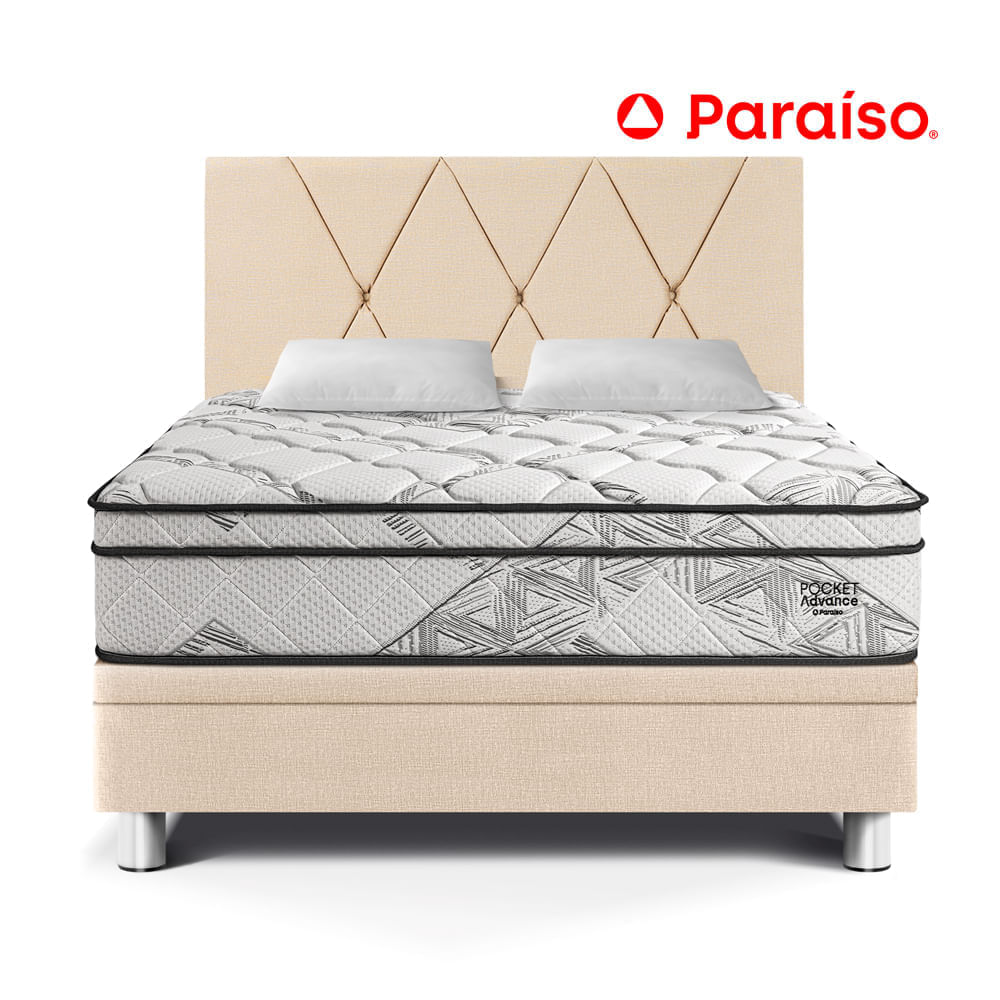 Dormitorio Boxet Pocket Advance 2 Plazas Champagne