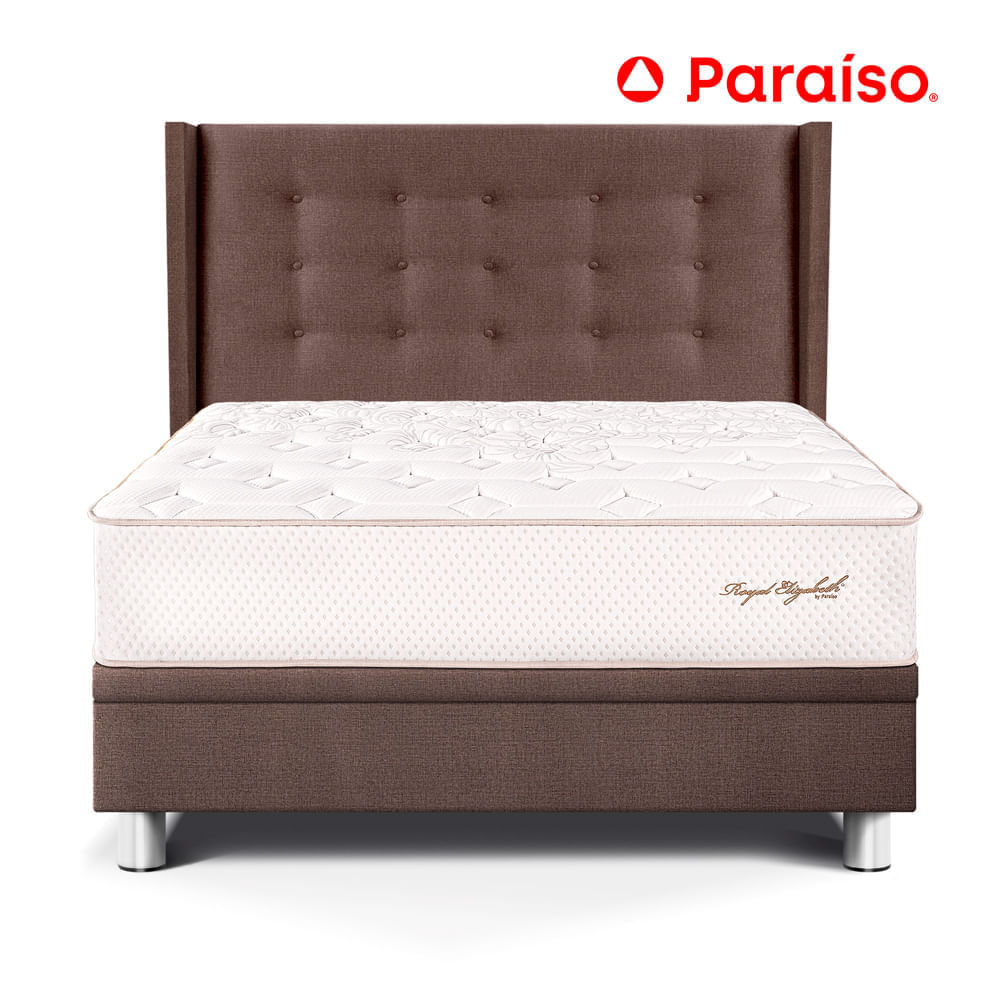 Dormitorio Boxet Gold Roy Elizabeth 2 Plazas Chocolate