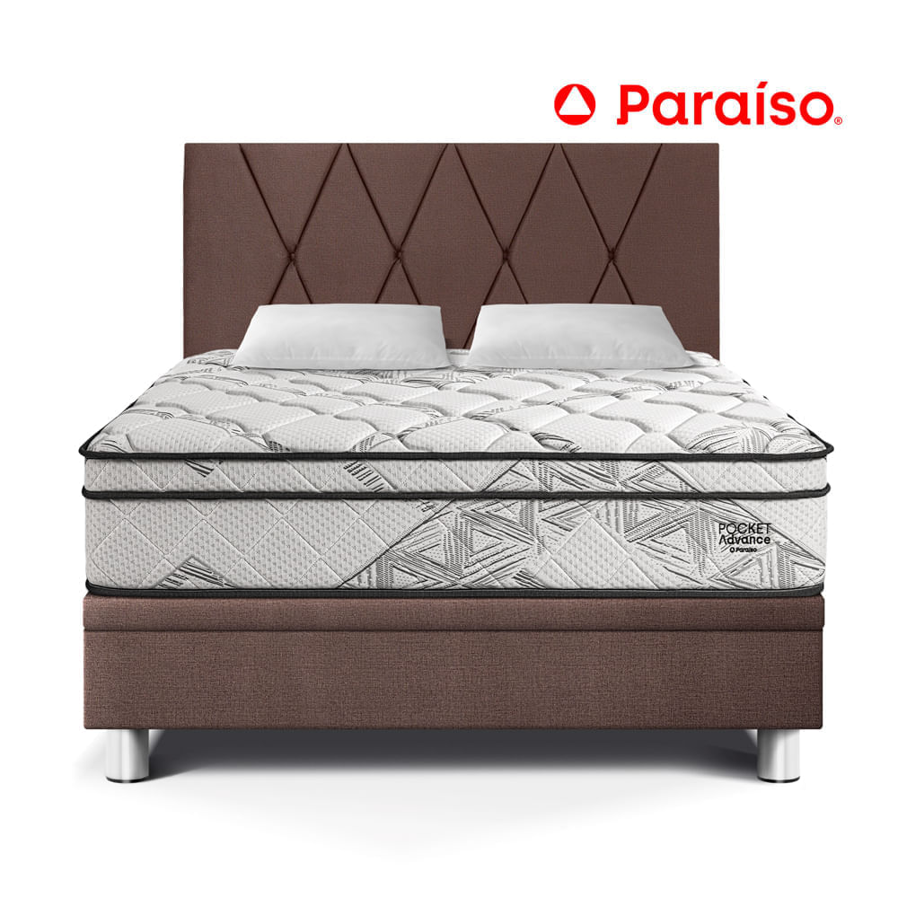 Dormitorio Boxet Pocket Advance Queen Chocolate