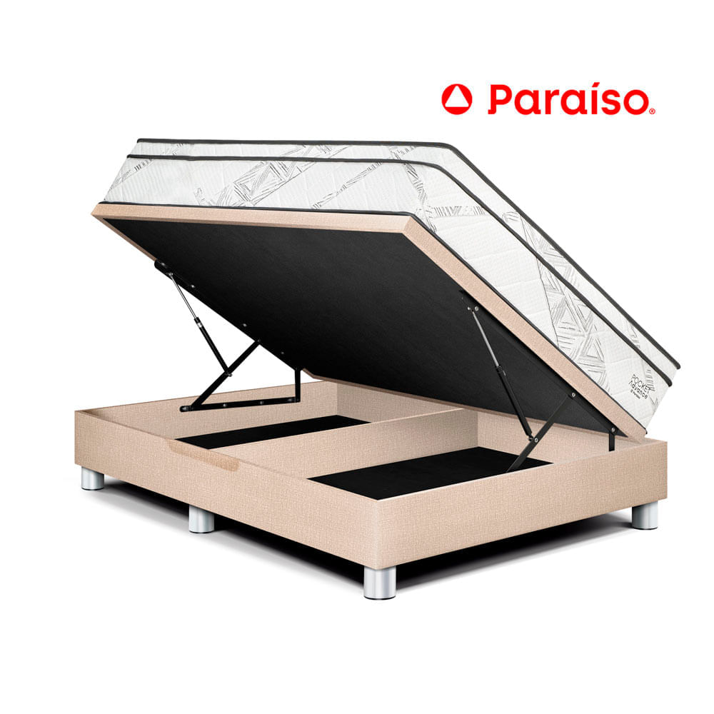 Cama Boxet Pocket Advance Queen Champagne