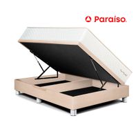 Cama Boxet Royal Elizabeth Queen Champagne