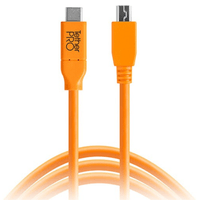 Cable Tether Tools USB 2.0 Tipo C a USB Micro-B con 5 Pines (4.6 metros)