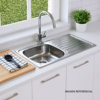 Lavadero de cocina 1 poza 750x400x145mm Ss201