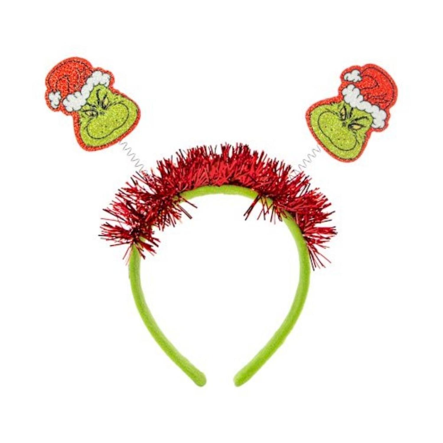 Vincha navideña del Grinch