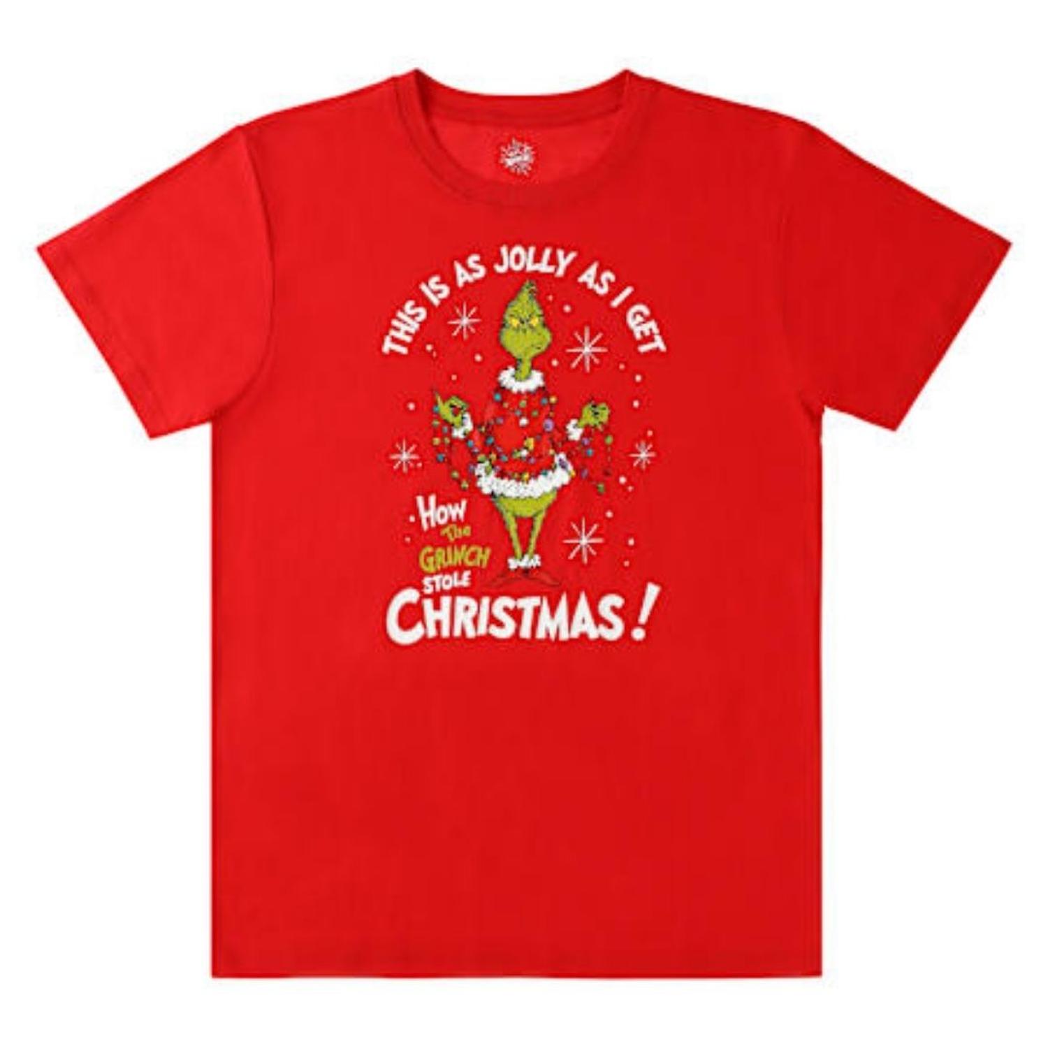 Polo Navideño Unisex The Grinch - Rojo - M