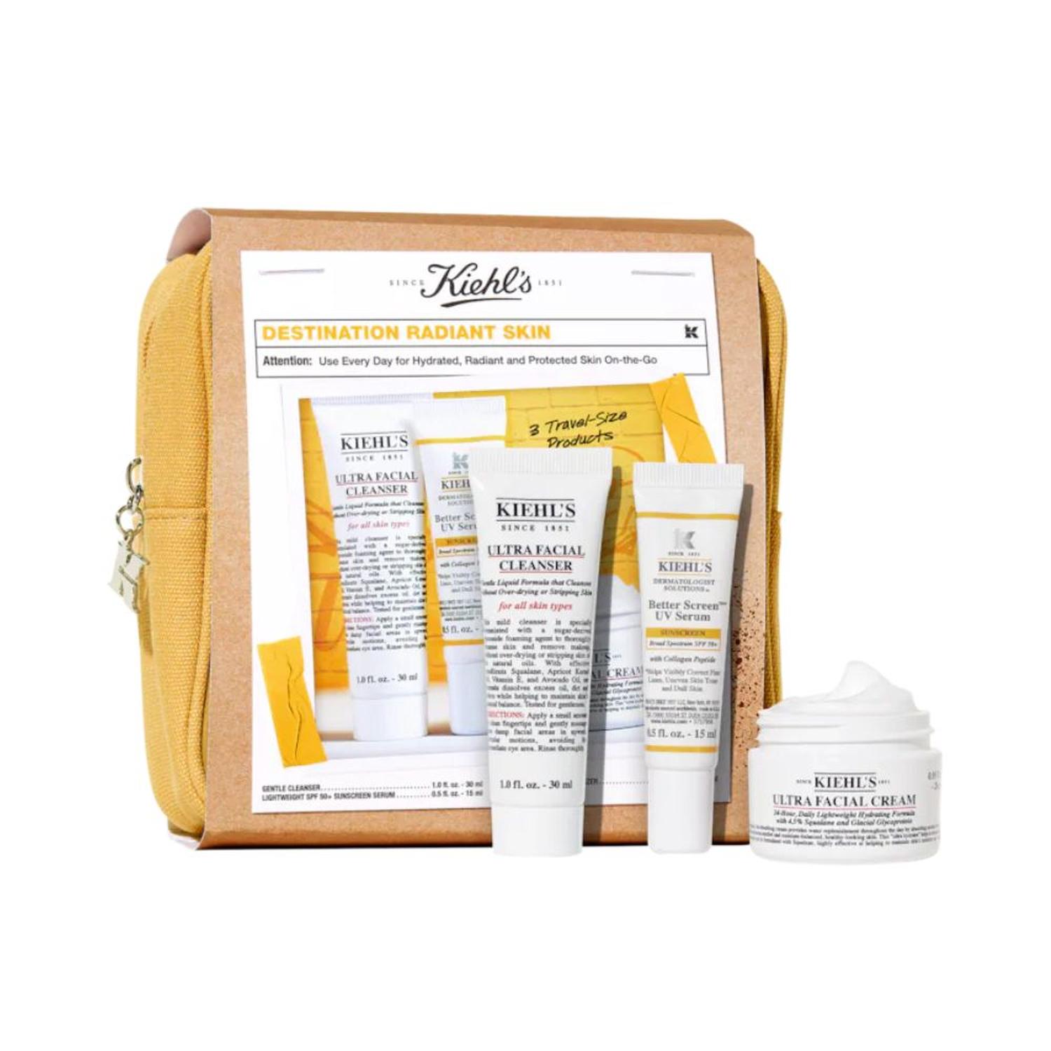 Set para el cuidado de la piel Kiehl's Destination Radiant