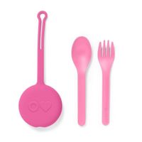Set de Cubiertos Omie Pod Blubble Pink
