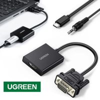 Adaptador Convertidor Vga A Hdmi Con Audio Ugreen 1080p 15cm
