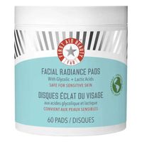Almohadillas faciales con ácido glicólico y láctico First Aid Beauty - 60 pads