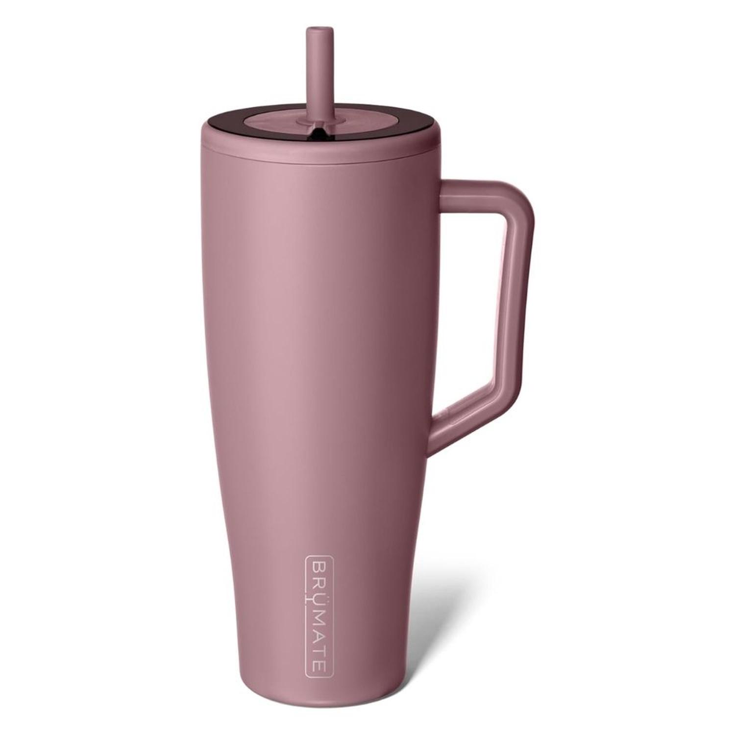 Tumblr Vaso aislado BruMate Era a prueba de fugas con tapa y pajilla 40 oz - Rosa