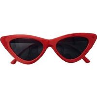 Lentes de Sol Cat Eye Para Mujer - Rojo
