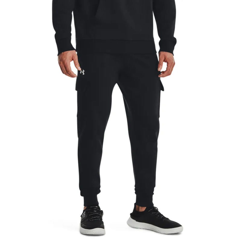 Pantalon De Buzo Under Armour Hombre 1382134-001 Negro